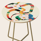 Abstract Snakes in the Flowers 1 Side Table Gallery Image 2