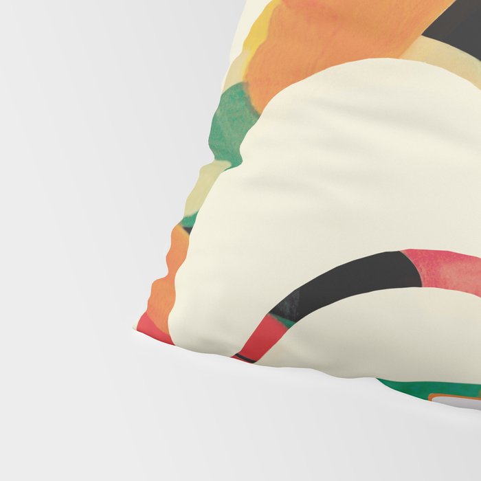 Abstract Snakes in the Flowers 1 Pillow Sham Gallery Image 4