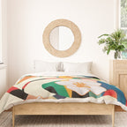 Abstract Snakes in the Flowers 1 Duvet Cover Gallery Image 3