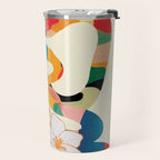 Abstract Snakes in the Flowers 1 Travel Mug Gallery Image 2