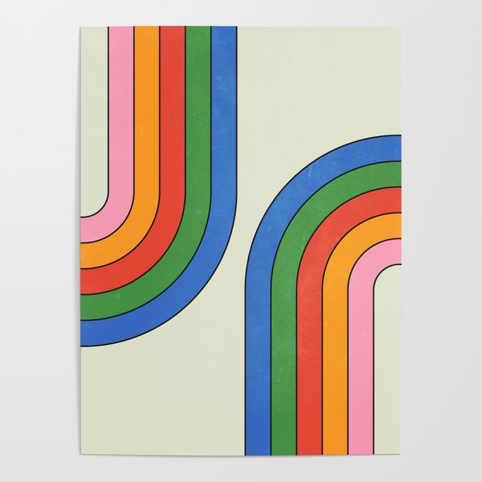 Retro Candy Arches Poster Gallery Image 1