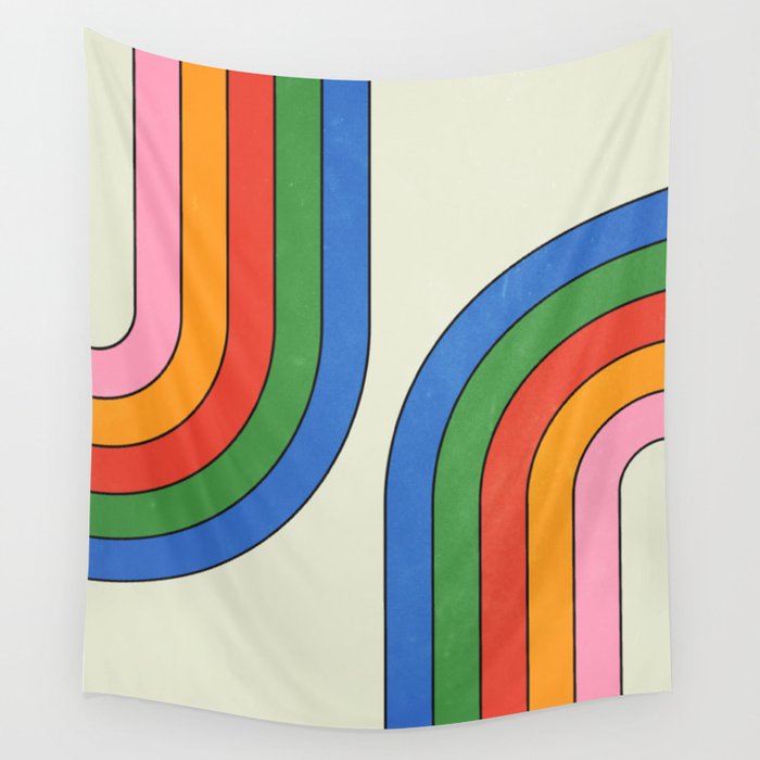 Retro Candy Arches Wall Tapestry Gallery Image 4