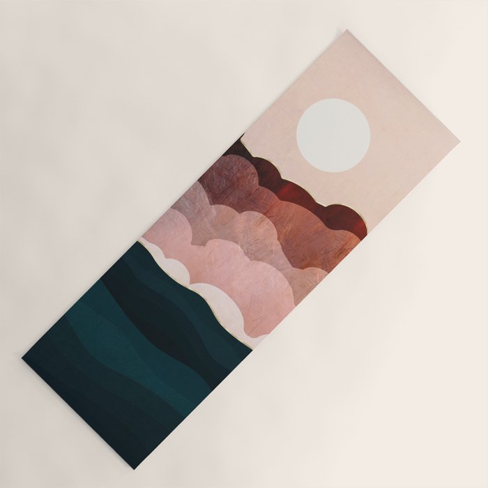 Amber Clouds Yoga Mat Gallery Image 1