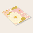 Pink Pastel Vintage Floral Pattern Notebook Gallery Image 2