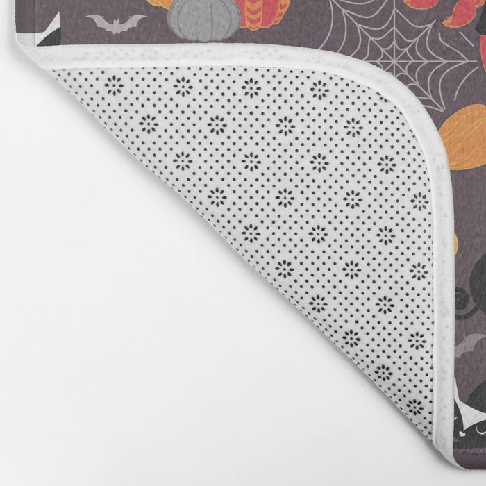Enchanted Vintage Halloween Spell Bath Mat Gallery Image 2