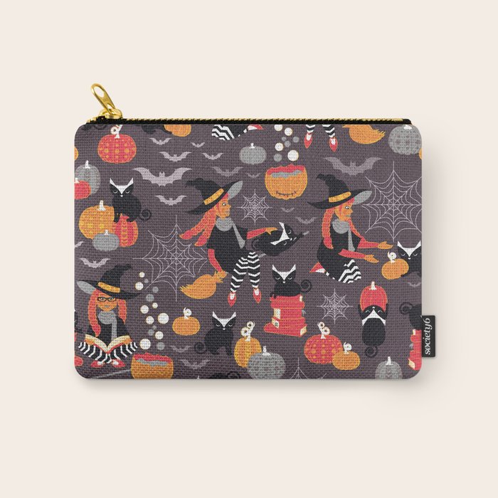 Enchanted Vintage Halloween Spell Carry All Pouch Gallery Image 1