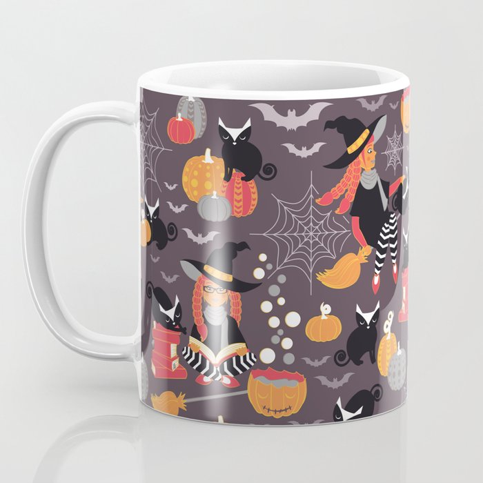Enchanted Vintage Halloween Spell Coffee Mug Gallery Image 3