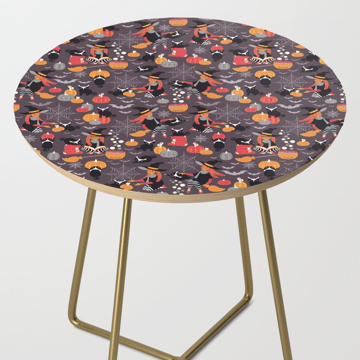 Enchanted Vintage Halloween Spell Side Table Gallery Image 2