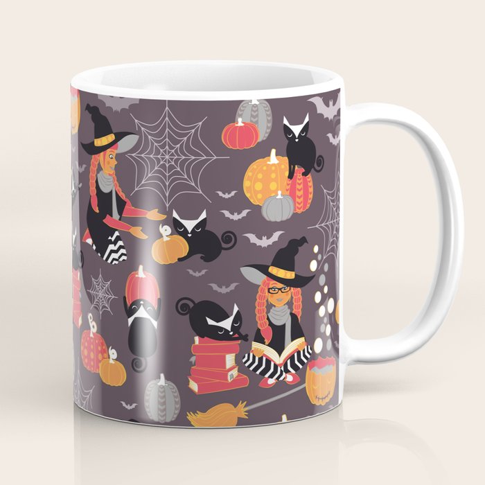 Enchanted Vintage Halloween Spell Coffee Mug Gallery Image 1
