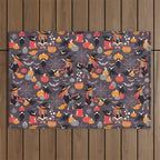 Enchanted Vintage Halloween Spell Outdoor Rug Gallery Image 1
