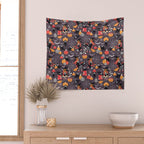 Enchanted Vintage Halloween Spell Wall Tapestry Gallery Image 2