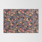 Enchanted Vintage Halloween Spell Rug Gallery Image 2