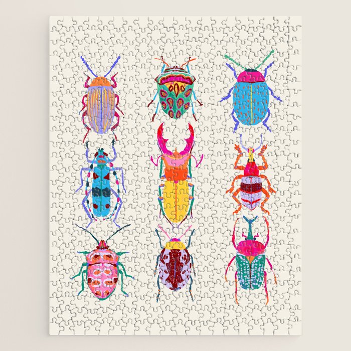 Vibrant Beetles Jigsaw Puzzle Gallery Image 1