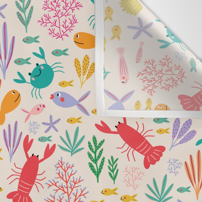 The Happy Ocean  Wall Tapestry Gallery Image 3