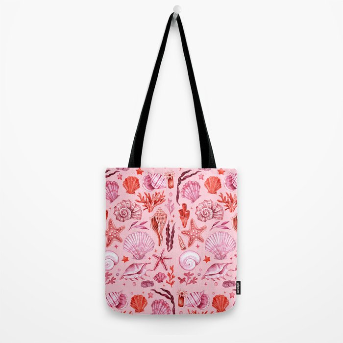 Girly Seashells Party Tote Bag Gallery Image 2