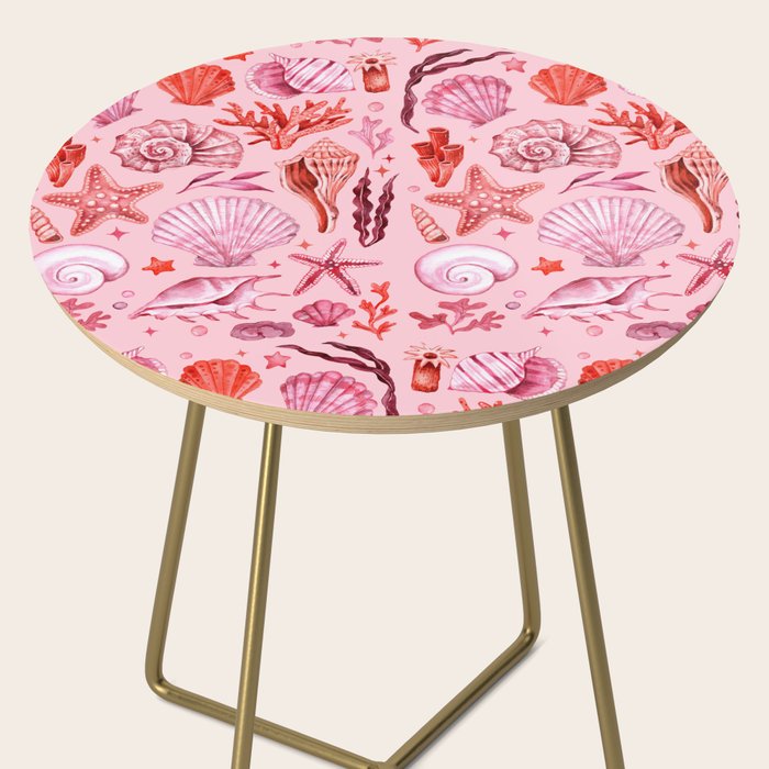 Girly Seashells Party Side Table Gallery Image 2