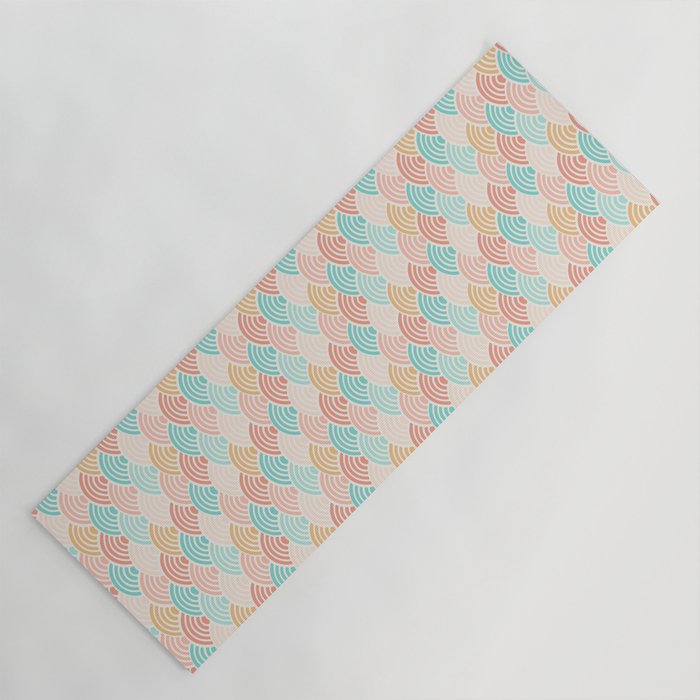 Summer Scallops Yoga Mat Gallery Image 1