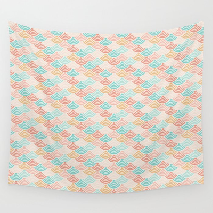 Summer Scallops Wall Tapestry Gallery Image 4