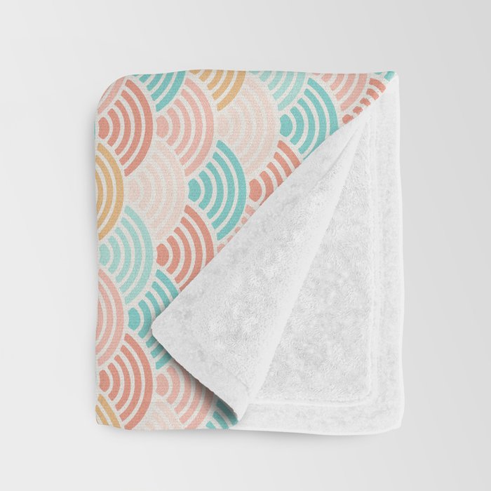 Summer Scallops Throw Blanket Gallery Image 3