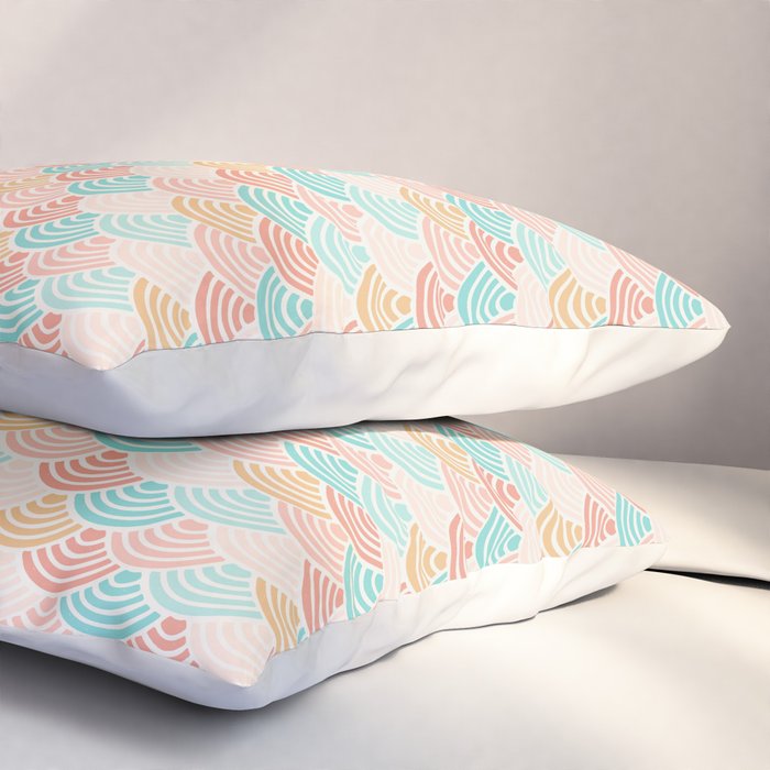 Summer Scallops Pillow Sham Gallery Image 3