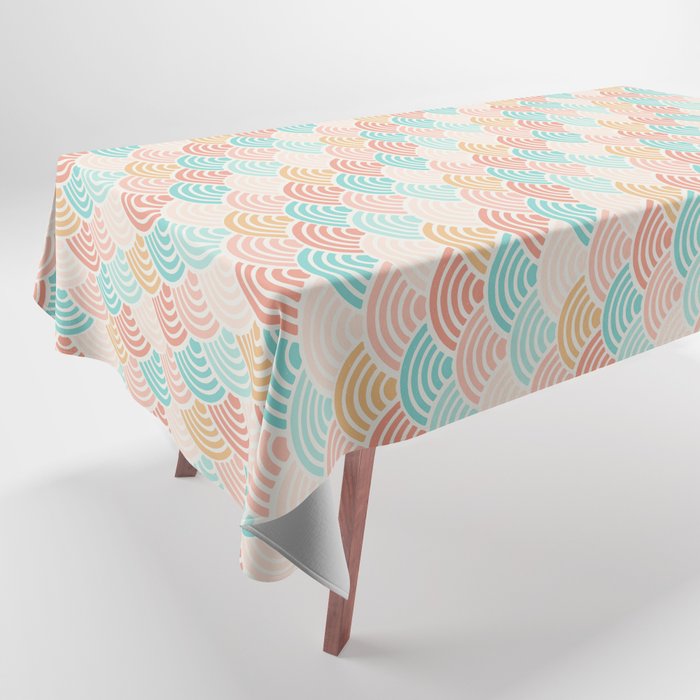 Summer Scallops Tablecloth Gallery Image 1
