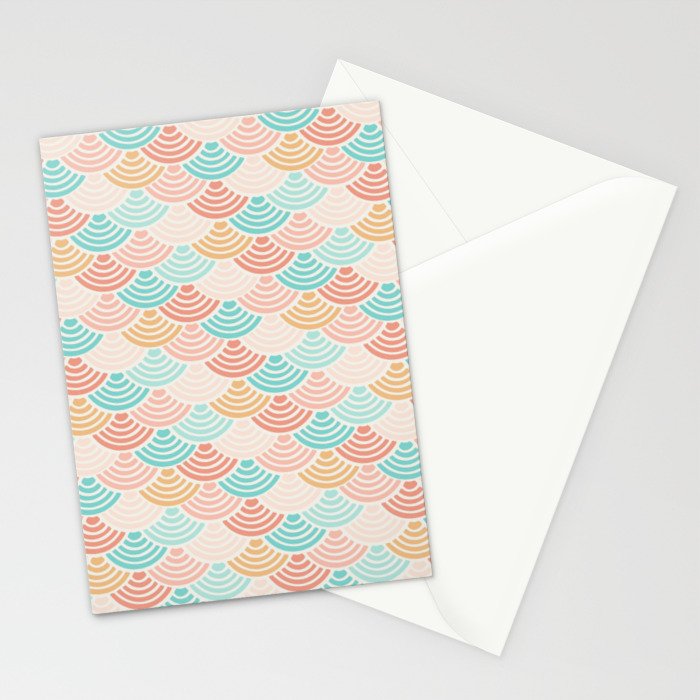 Summer Scallops Stationery Card Gallery Image 2