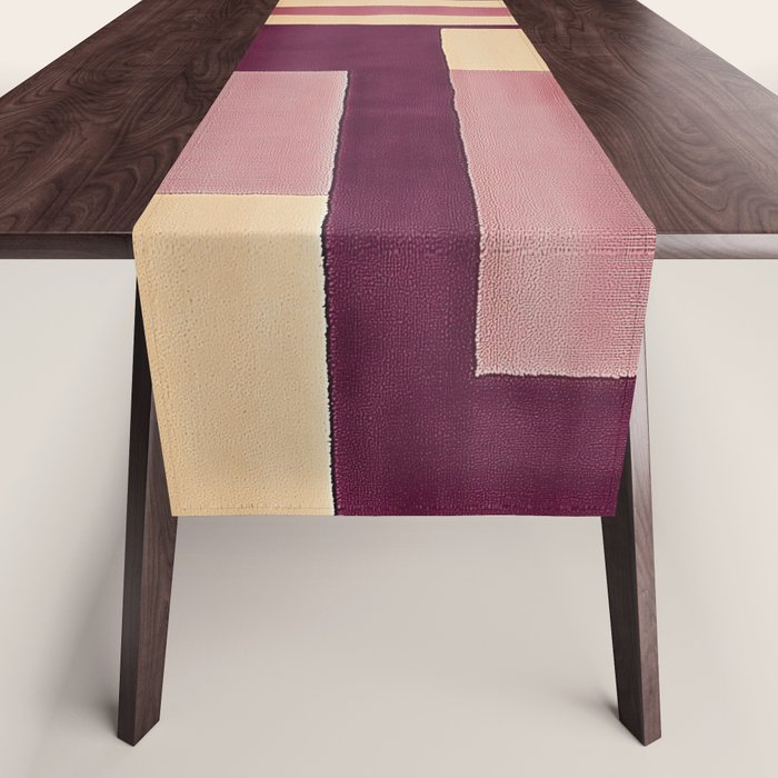 Romantic Botanica - Autumn Winter Geometry Table Runner Gallery Image 1