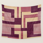 Romantic Botanica - Autumn Winter Geometry Wall Tapestry Gallery Image 4