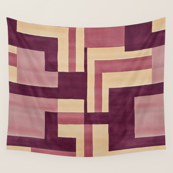Romantic Botanica - Autumn Winter Geometry Wall Tapestry Gallery Image 4