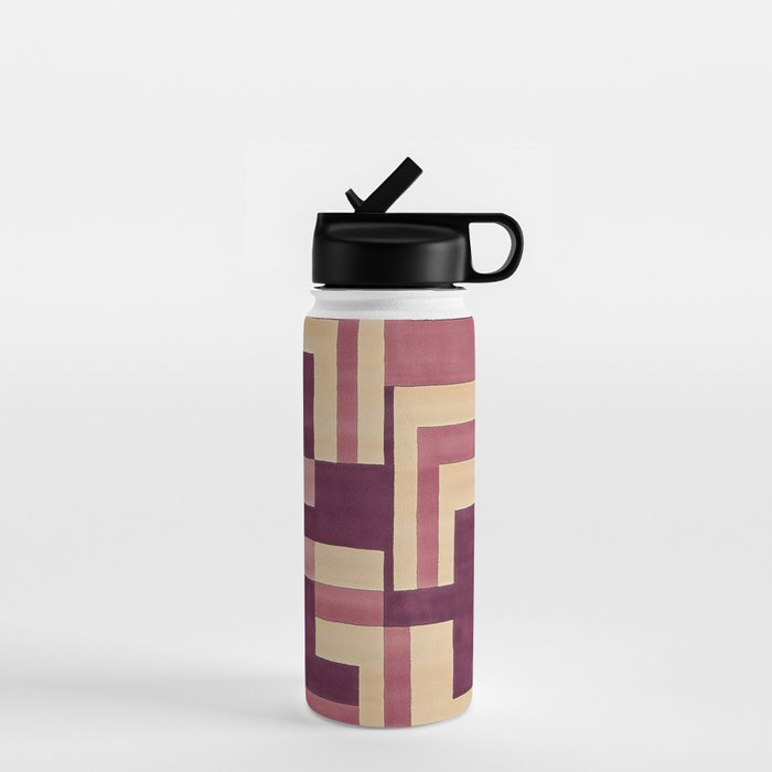 Romantic Botanica - Autumn Winter Geometry Water Bottle Gallery Image 1