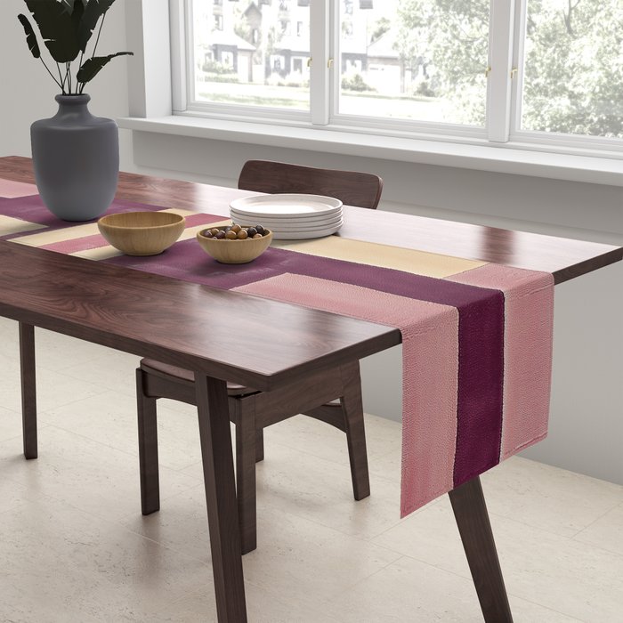 Romantic Botanica - Autumn Winter Geometry Table Runner Gallery Image 2