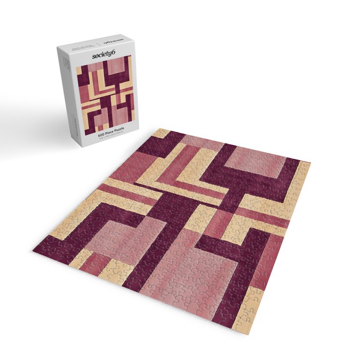 Romantic Botanica - Autumn Winter Geometry Jigsaw Puzzle Gallery Image 2
