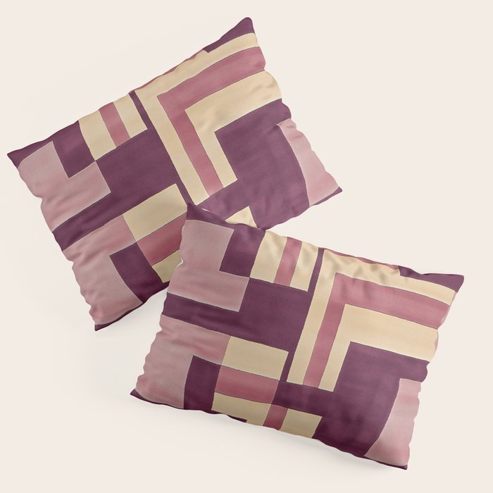 Romantic Botanica - Autumn Winter Geometry Pillow Sham Gallery Image 3