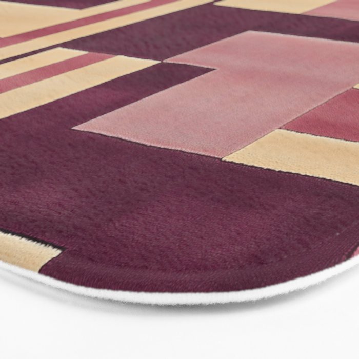 Romantic Botanica - Autumn Winter Geometry Bath Mat Gallery Image 3
