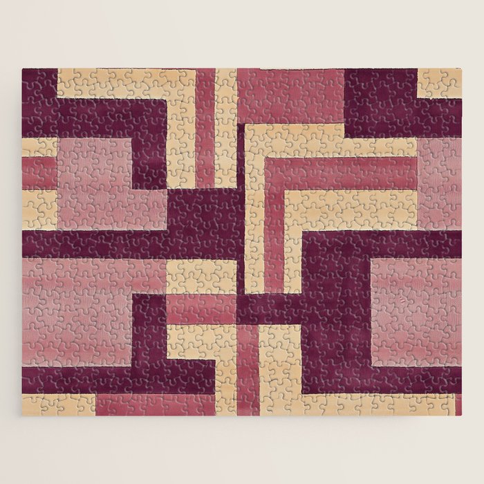 Romantic Botanica - Autumn Winter Geometry Jigsaw Puzzle Gallery Image 1