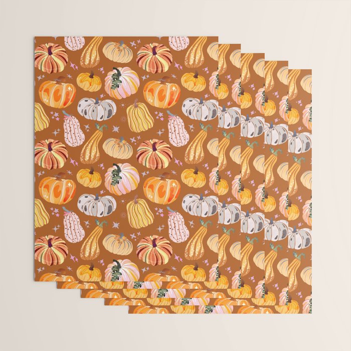 Pumpkins Galore Wrapping Paper Gallery Image 3