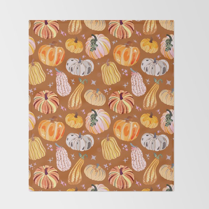 Pumpkins Galore Throw Blanket Gallery Image 2