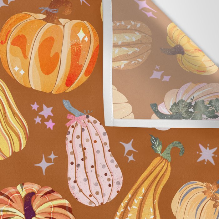Pumpkins Galore Wall Tapestry Gallery Image 3