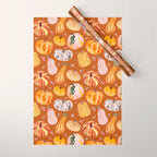 Pumpkins Galore Wrapping Paper Gallery Image 1