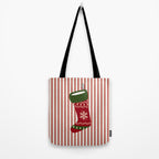 Christmas Stocking Red Tote Bag Gallery Image 2