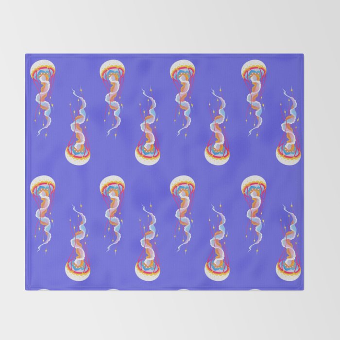 Jellyfish Throw Blanket Gallery Image 2