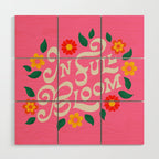 In Full Bloom Wood Wall Art Gallery Image 1