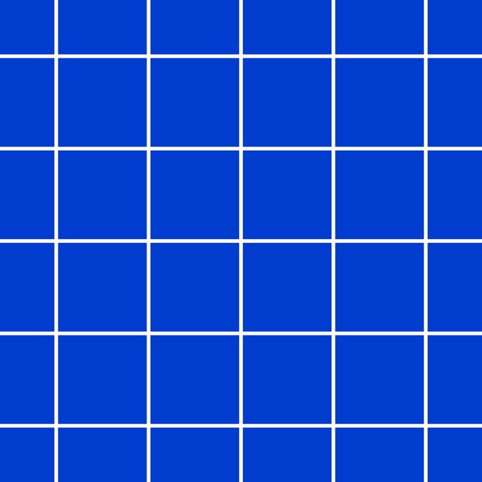 Grid Pattern Cobalt Blue White Windowpane Graph Check Stripe Lines Minimalist Stripes Line Drawing Coffee Mug Gallery Image 2