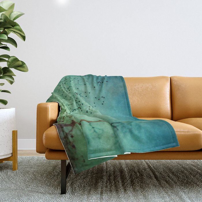Between Autumn and Winter Throw Blanket Gallery Image 1