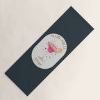 Margarita Cocktail Zodiac Sign Yoga Mat Gallery Image 1