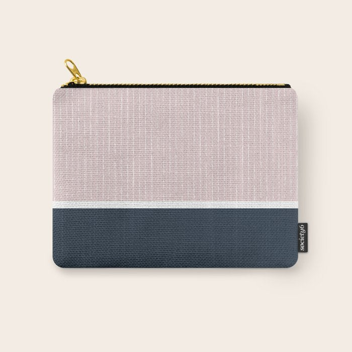 Pink & Navy Carry All Pouch Gallery Image 1