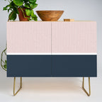 Pink & Navy Credenza Gallery Image 1