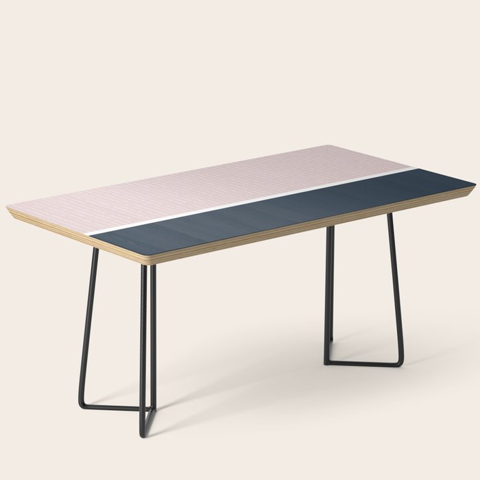 Pink & Navy Coffee Table Gallery Image 1