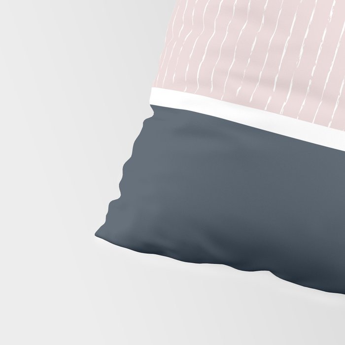 Pink & Navy Pillow Sham Gallery Image 4