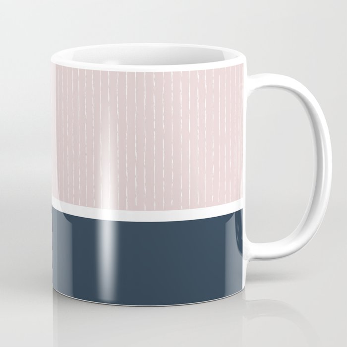 Pink & Navy Coffee Mug Gallery Image 1